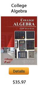 College Algebra CLEP study guide
